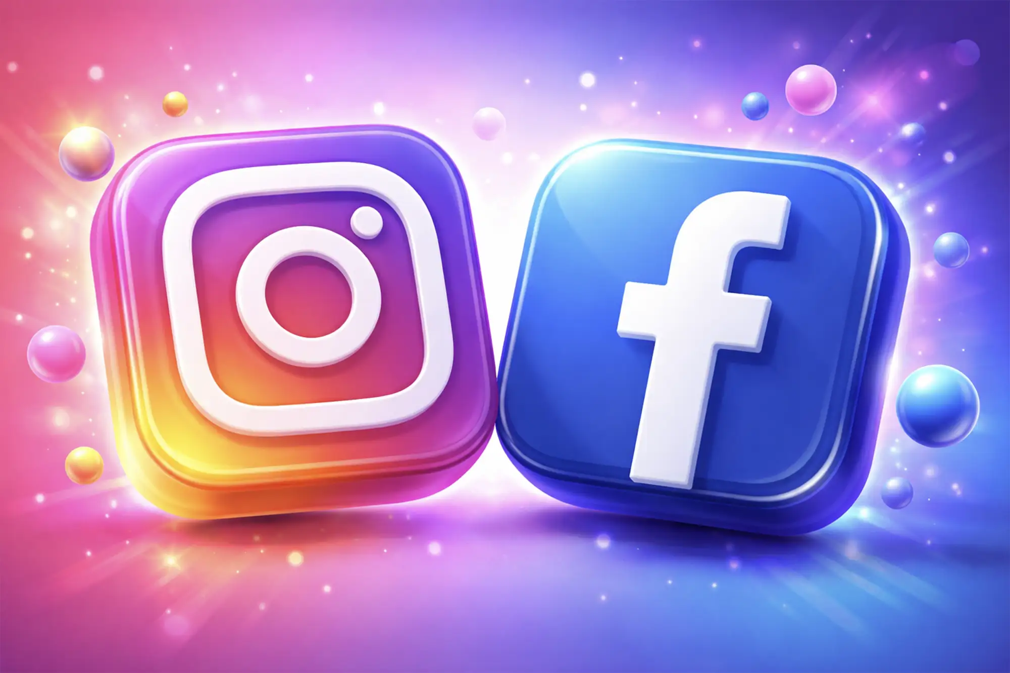 Ikony Instagrama i Facebooka – platformy social media dla firm lokalnych w Białymstoku